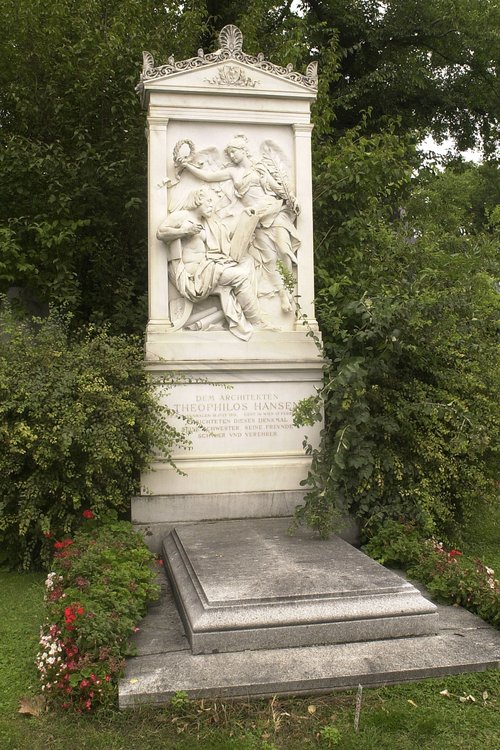 Zentralfriedhof: Ehrengrab (Theophil von Hansen)