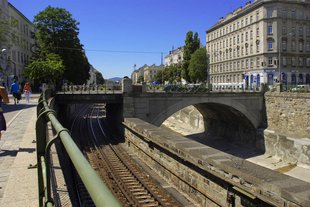 Reinprechtsdorferbrücke über den Wienfluss