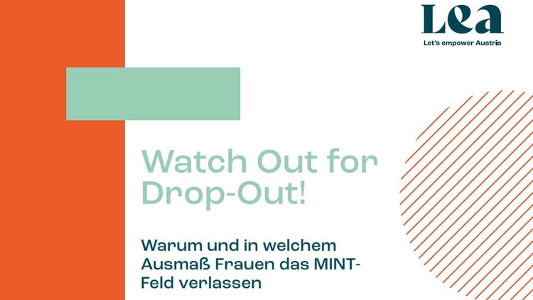 Das Deckblatt der Studie "Watch Out fpr Drop-Out"