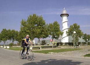 Donauinsel: Leuchtturm