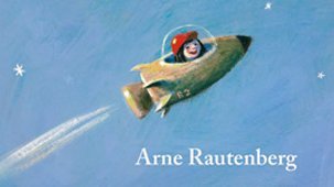 Buchcover: rotkäppchen fliegt rakete