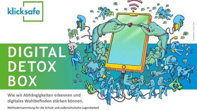 Eine Grafik zur Digital Detox Box von klicksafe.de