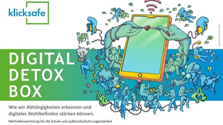 Eine Grafik zur Digital Detox Box von klicksafe.de