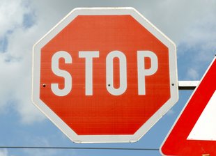 Stopp-Tafel (Halt)