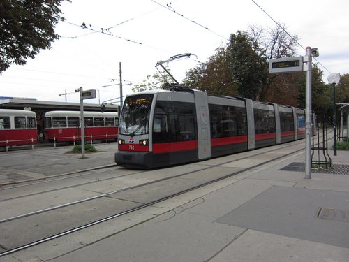 Straßenbahn: Linien 1 und 31 am Schottenring