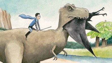 Buchcover: Henry bei den Dinosauriern